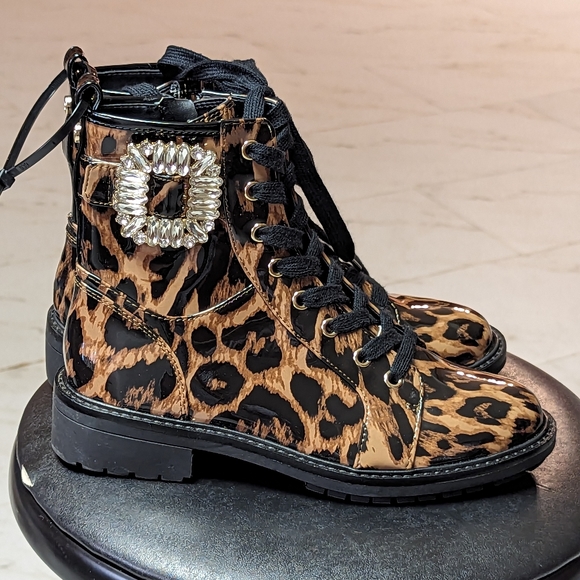 Alex Marie Leopard print patent - Picture 3 of 4